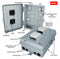 12x9x5 PC+ABS Weatherproof Vented Utility Box NEMA Enclosure with Hinged Door