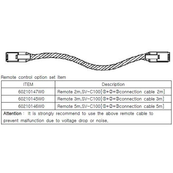 C100 Series Cable Extension