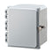 10X8X4 Premium Series Polycarbonate Enclosure with Hinge Opaque Locking Latch Cover