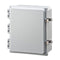 10X8X6 Premium Series Polycarbonate Enclosure with Hinge Opaque Locking Latch Cover