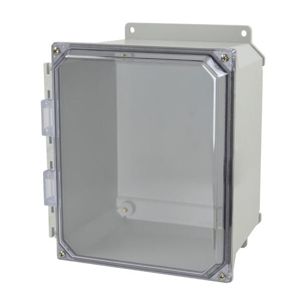 Allied Moulded Ultra - Line Fiberglass Series Enclosure - Clear Lift - Off Screw Cover - Nema Supply