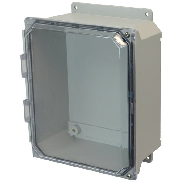 Allied Moulded Ultra - Line Fiberglass Series Enclosure - Hinge Clear Screw Cover - Nema Supply