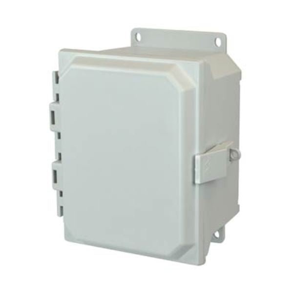 Allied Moulded Ultra - Line Fiberglass Series Enclosure - Hinge Snap Latch Opaque Cover - Nema Supply