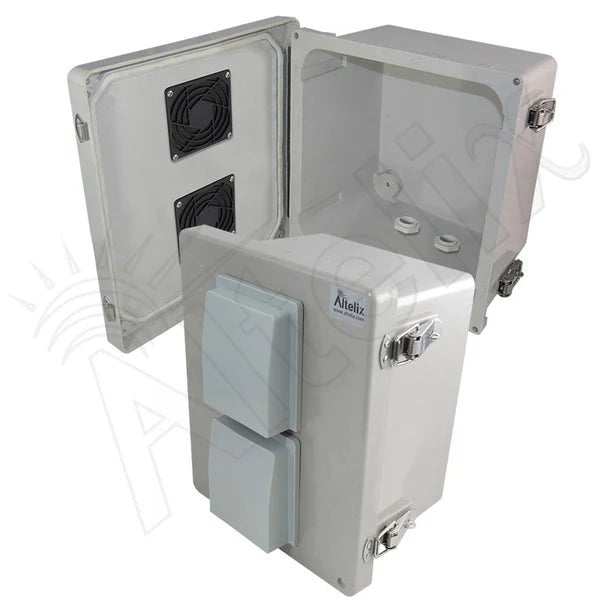 Altelix 10x8x6 Fiberglass Vented Weatherproof NEMA Enclosure - Nema Supply
