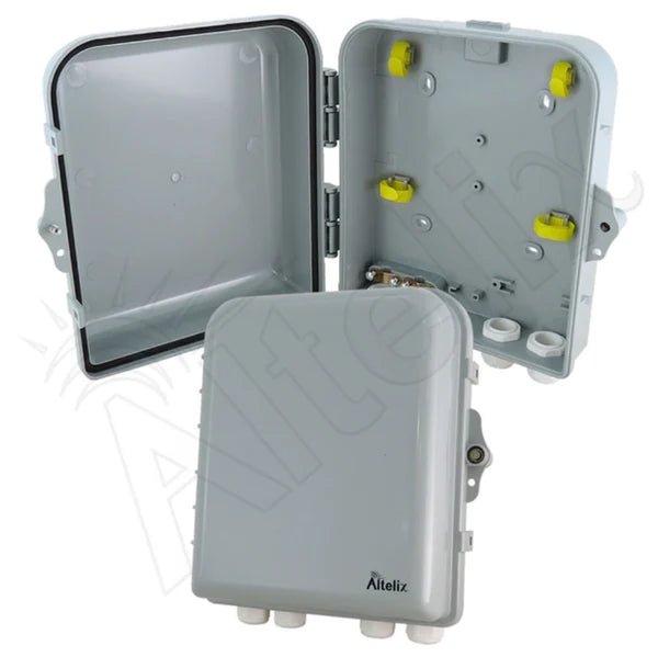 Altelix 10X9X4 IP66 NEMA 4X PC+ABS Weatherproof Utility Box with Hinged Door - Nema Supply