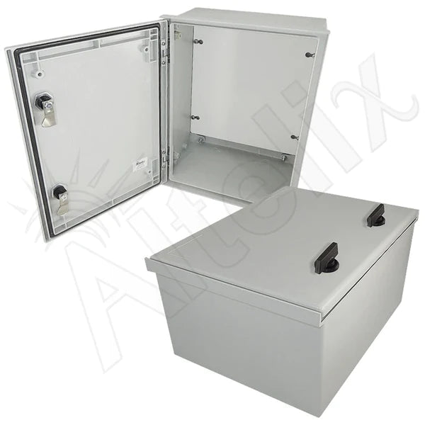 Altelix 16x12x8 NEMA 3X Fiberglass Indoor / Outdoor RF Transparent WiFi Access Point Enclosure with Non - Metallic Equipment Mounting Plate - Nema Supply