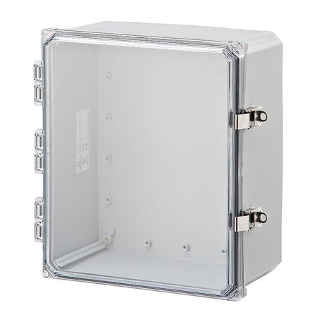 Integra Premium Series Polycarbonate Enclosure with Hinge Clear Locking Latch Cover - Nema Supply