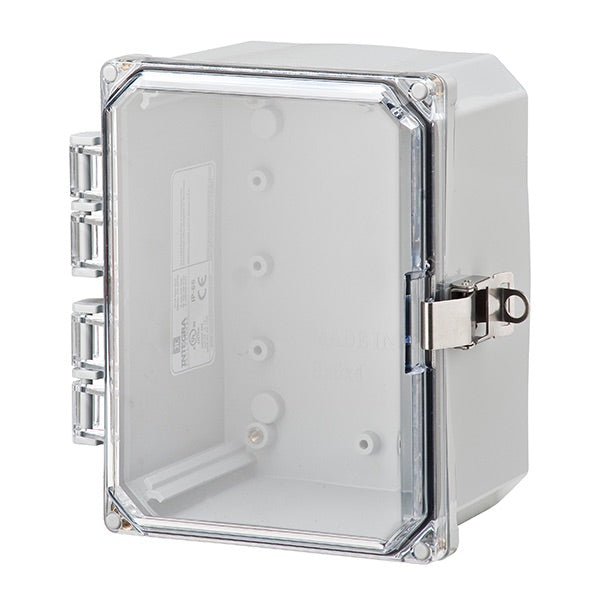 Integra Premium Series Polycarbonate Enclosure with Hinge Clear Locking Latch Cover - Nema Supply