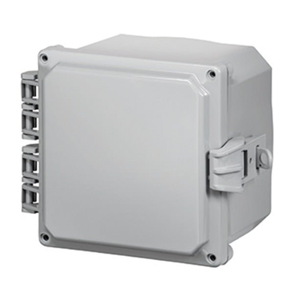Integra Premium Series Polycarbonate Enclosure with Hinge Opaque Non - Metallic Locking Latch Cover - Nema Supply
