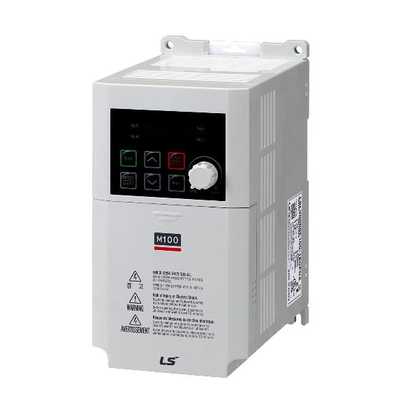 M100 LS Electric LSLV0001M100-1EOFNA 1/8 HP VFD (Single Phase 200 ~ 240 VAC)