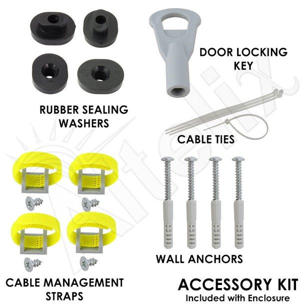 Altelix 10x9x4 IP66 NEMA 4X PC+ABS Weatherproof Utility Box with Hinged Door - Nema Supply