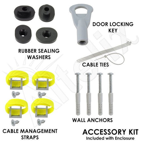 Altelix 10x9x4 IP66 NEMA 4X PC+ABS Weatherproof Utility Box with Hinged Door - Nema Supply