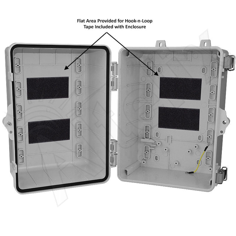 Altelix 12x9x9 Polycarbonate + ABS NEMA 4X RF Transparent Outdoor WiFi Enclosure - Nema Supply