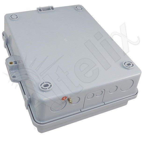 Altelix 14x11x5 NEMA Polycarbonate Enclosure with Aluminum Equipment Mounting Plate - (2) Installed Cable Grommets - Nema Supply