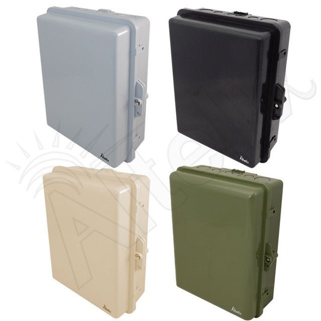 Altelix 14x11x5 Polycarbonate + ABS Indoor / Outdoor RF Transparent WiFi Enclosure with PVC Non - Metallic Equipment Mounting Plate - Nema Supply