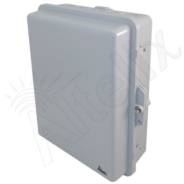 Altelix 14x11x5 Polycarbonate + ABS Indoor / Outdoor RF Transparent WiFi Enclosure with PVC Non - Metallic Equipment Mounting Plate - Nema Supply