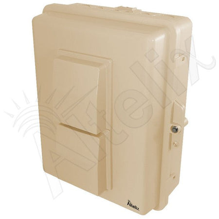 Altelix 14x11x5 Vented Polycarbonate + ABS Indoor / Outdoor RF Transparent WiFi Access Point Enclosure with PVC Non - Metallic Equipment Mounting Plate - Nema Supply