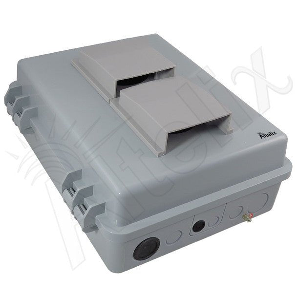Altelix 14x11x5 Vented Polycarbonate + ABS Indoor / Outdoor RF Transparent WiFi Access Point Enclosure with PVC Non - Metallic Equipment Mounting Plate - Nema Supply