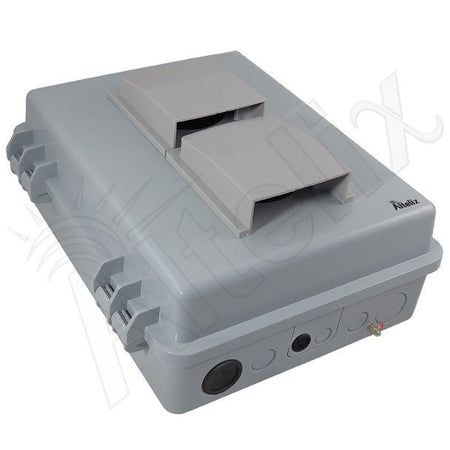 Altelix 14x11x5 Vented Polycarbonate + ABS Indoor / Outdoor RF Transparent WiFi Access Point Enclosure with PVC Non - Metallic Equipment Mounting Plate - Nema Supply