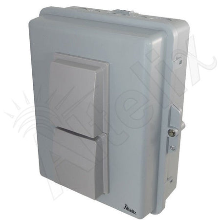 Altelix 14x11x5 Vented Polycarbonate + ABS Indoor / Outdoor RF Transparent WiFi Access Point Enclosure with PVC Non - Metallic Equipment Mounting Plate - Nema Supply