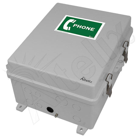 Altelix 14x11x7 IP66 NEMA 4X Outdoor Weatherproof Service Phone Box - Nema Supply