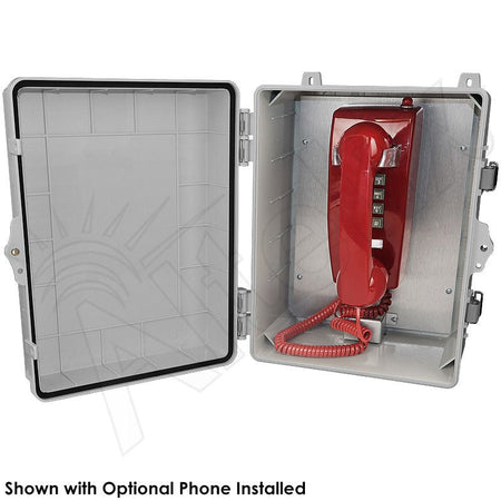Altelix 14x11x7 IP66 NEMA 4X Outdoor Weatherproof Service Phone Box - Nema Supply