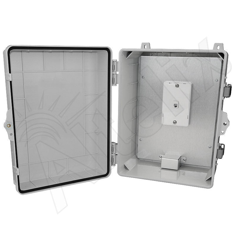Altelix 14x11x7 IP66 NEMA 4X Outdoor Weatherproof Service Phone Box - Nema Supply