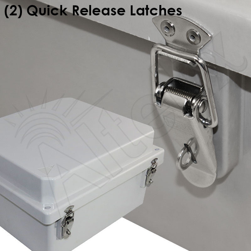 Altelix 14x12x10 Fiberglass Weatherproof NEMA 4X Enclosure - Nema Supply