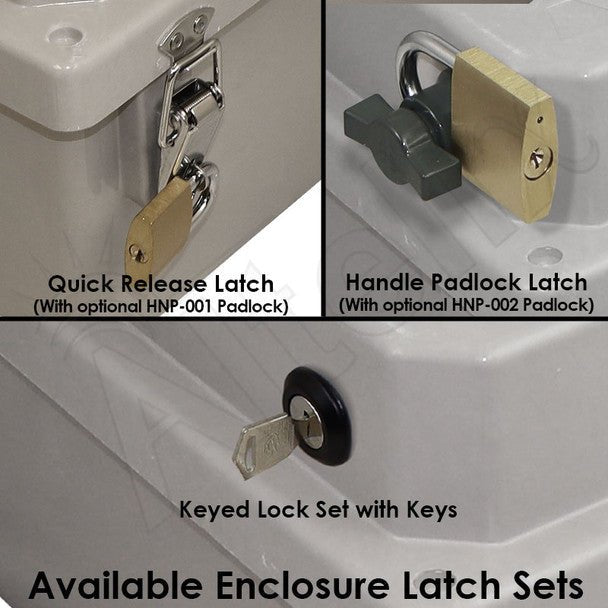 Altelix 14x12x10 Fiberglass Weatherproof NEMA 4X Enclosure - Nema Supply