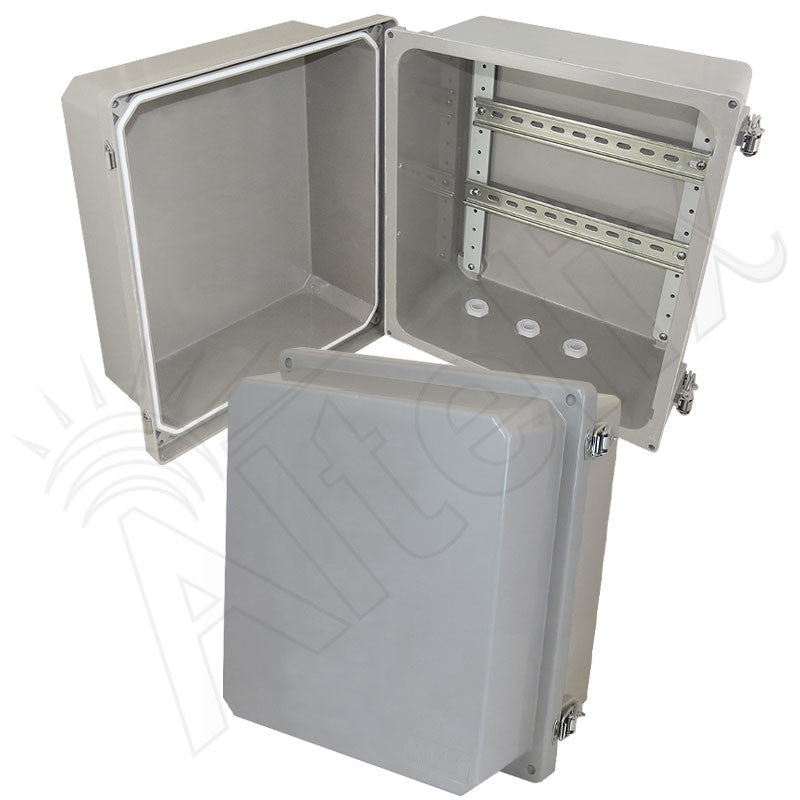 Altelix 14x12x10 Fiberglass Weatherproof NEMA 4X Enclosure (Copy) - Nema Supply
