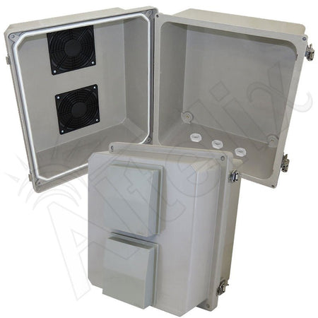 Altelix 14x12x10 Fiberglass Weatherproof Vented NEMA Enclosure - Nema Supply