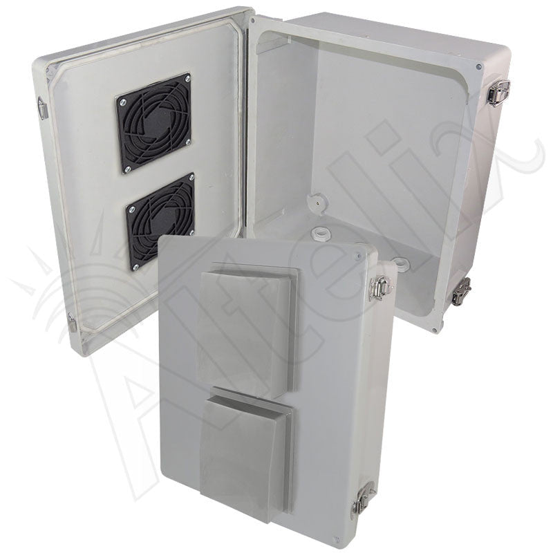 Altelix 14x12x6 Fiberglass Weatherproof Vented NEMA Enclosure - Nema Supply