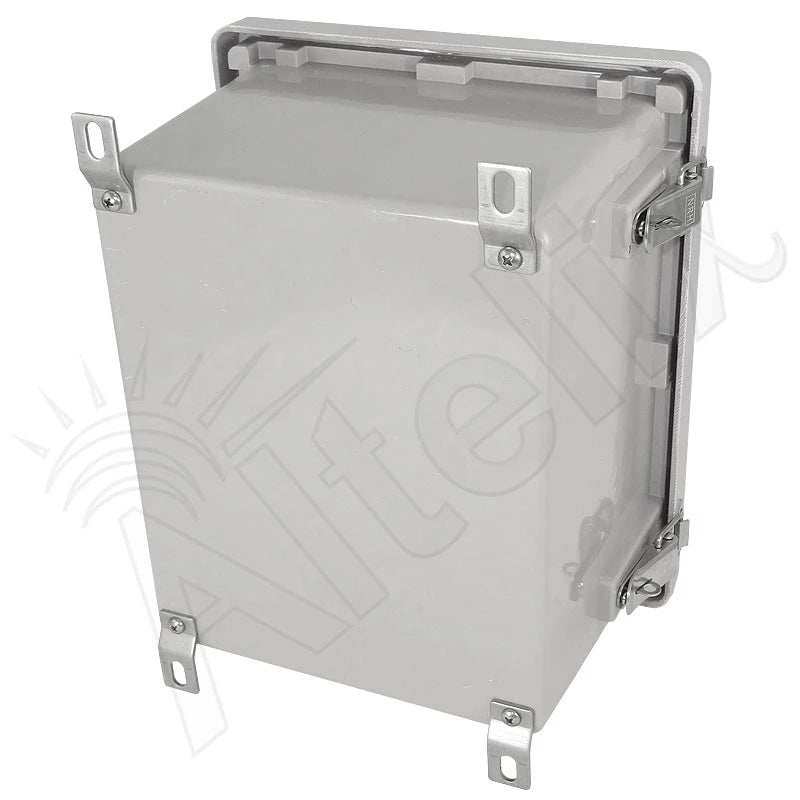 Altelix 14x12x6 Fiberglass Weatherproof Vented NEMA Enclosure with 12 VDC Cooling Fan - Nema Supply