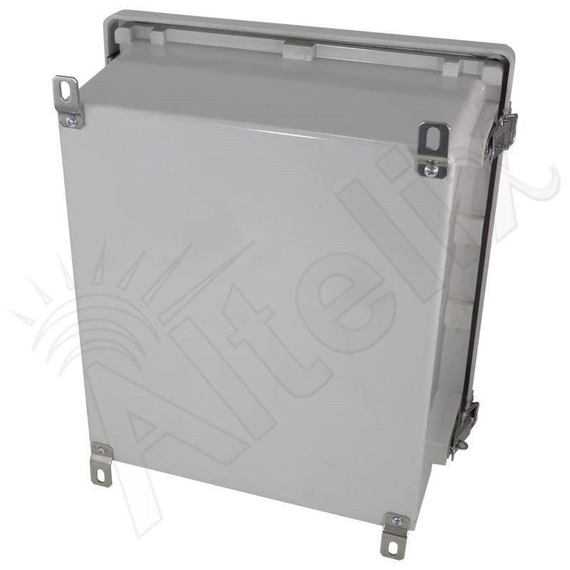 Altelix 14x12x6 Fiberglass Weatherproof Vented NEMA Enclosure with Cooling Fan and 120 VAC Outlets - Nema Supply