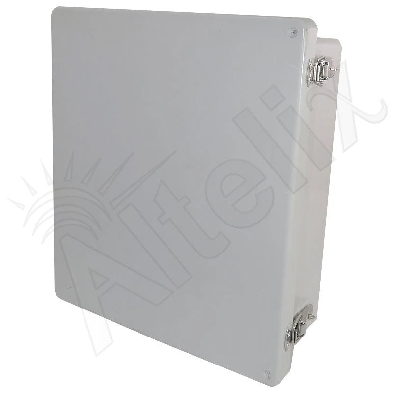 Altelix 14x12x6 Insulated NEMA 4X Fiberglass Weatherproof Heated Enclosure with 200W Heater & 120 VAC Outlets - Nema Supply