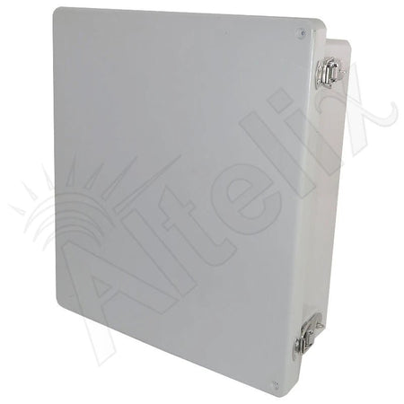 Altelix 14x12x6 Insulated NEMA 4X Fiberglass Weatherproof Heated Enclosure with 200W Heater & 120 VAC Outlets - Nema Supply