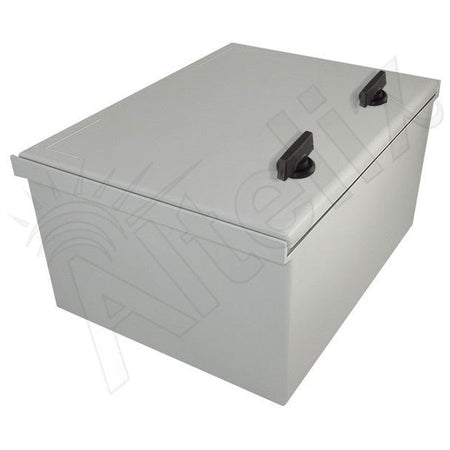 Altelix 16x12x8 NEMA 3X Fiberglass Weatherproof Enclosure with Blank Steel Equipment Mounting Plate - Nema Supply