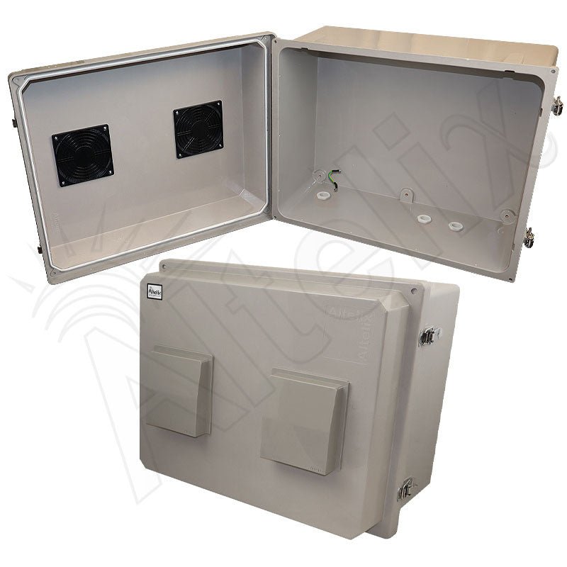 Altelix 16x20x12 Fiberglass Weatherproof Vented NEMA Enclosure - Nema Supply