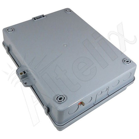 Altelix 17x14x6 PC + ABS Weatherproof NEMA Enclosure with Hinged Door & Aluminum Mounting Plate - Nema Supply