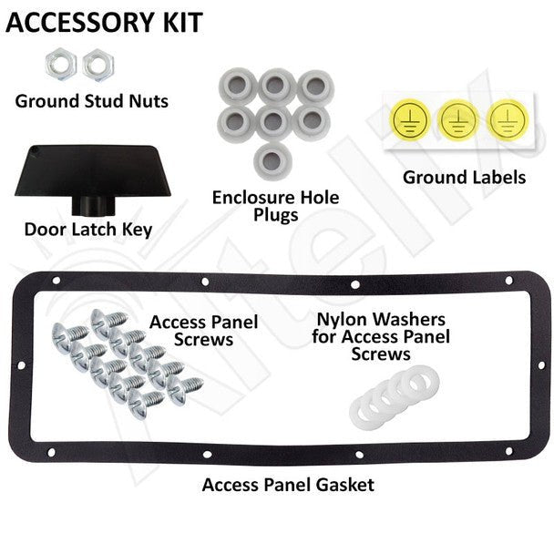 Altelix 20x16x12 Industrial DIN Rail NEMA 4X Steel Weatherproof Enclosure - Nema Supply