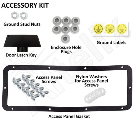 Altelix 20x16x12 Steel Weatherproof NEMA Enclosure with Dual Cooling Fans, 120 VAC Outlets and Power Cord - Nema Supply
