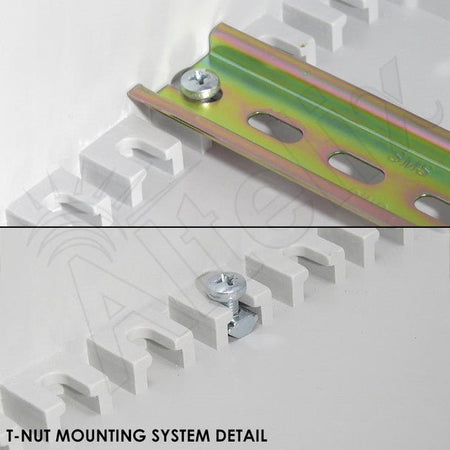 Altelix 20x16x8 Industrial DIN Rail Enclosure Fiberglass NEMA 3X IP65 - Nema Supply