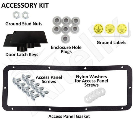 Altelix 24x16x12 Industrial DIN Rail NEMA 4X Steel Weatherproof Enclosure - Nema Supply