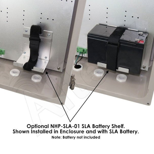 Altelix 24x20x12 Steel Weatherproof NEMA Enclosure with Dual 12 VDC Cooling Fans - Nema Supply