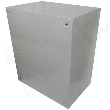 Altelix 28x24x16 Steel Heated Weatherproof NEMA Enclosure with Dual Cooling Fans, 400W Heater, 120 VAC Outlets and Power Cord - Nema Supply