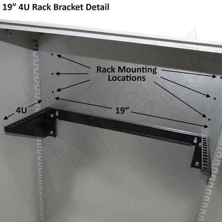 Altelix 32x24x12 19" Wide 4U Vertical Rack Vented Fiberglass Weatherproof NEMA Enclosure with Dual Cooling Fans, 120 VAC Outlets & Power Cord- 85°F Turn-On - Nema Supply
