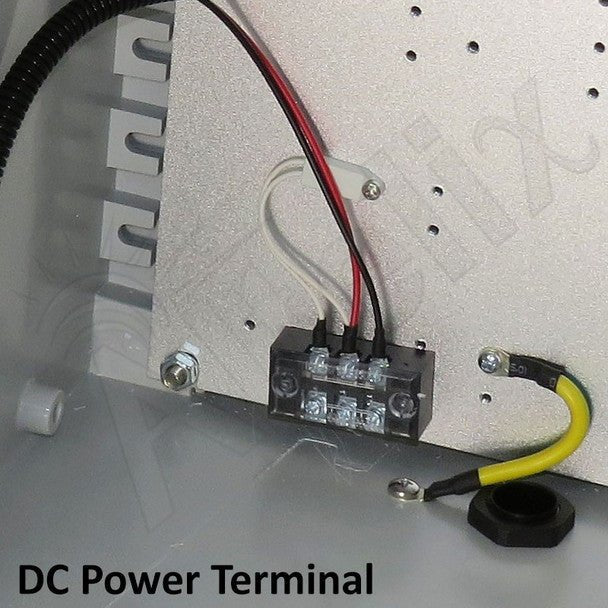 Altelix 32x24x12 Vented Fiberglass Weatherproof NEMA Enclosure with Dual 12 VDC Cooling Fans - Nema Supply
