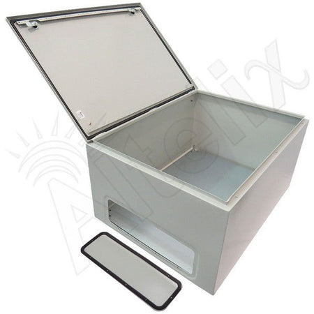 Altelix 32x24x16 NEMA 4X Steel Weatherproof Enclosure with Steel Equipment Mounting Plate - Nema Supply