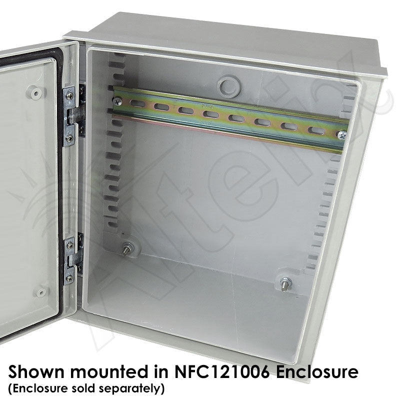 Altelix 35mm Top Hat DIN Rail for NP141105, NP141107, NP141109 & NFC121006 Series Enclosures - Nema Supply