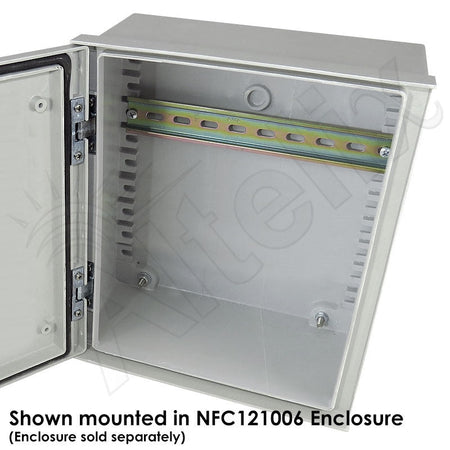 Altelix 35mm Top Hat DIN Rail for NP141105, NP141107, NP141109 & NFC121006 Series Enclosures - Nema Supply